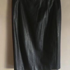 ANN TAYLOR Faux Leather Skirt _NWT Sz10